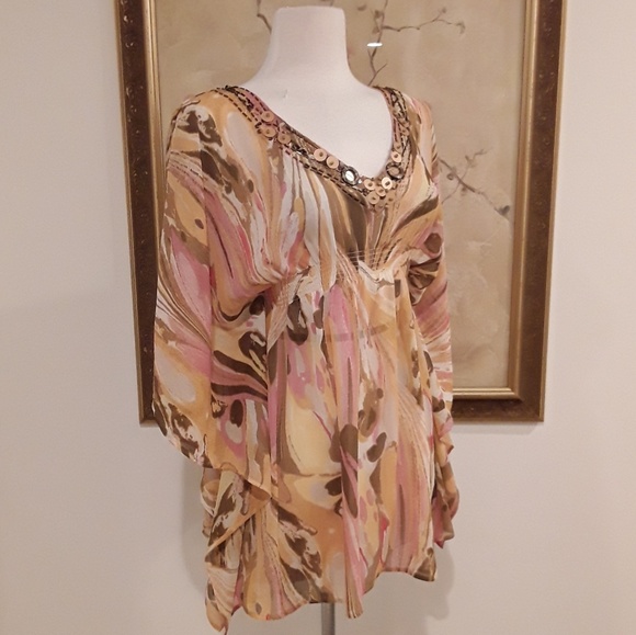 Vintage Bohemia Style Chiffon  Blo… - Picture 3 of 5